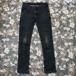 Moxie & Moss Dovetail Workwear Jeans The Maven Size 29/32 Black